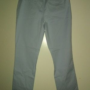 Midrise straight leg jeans